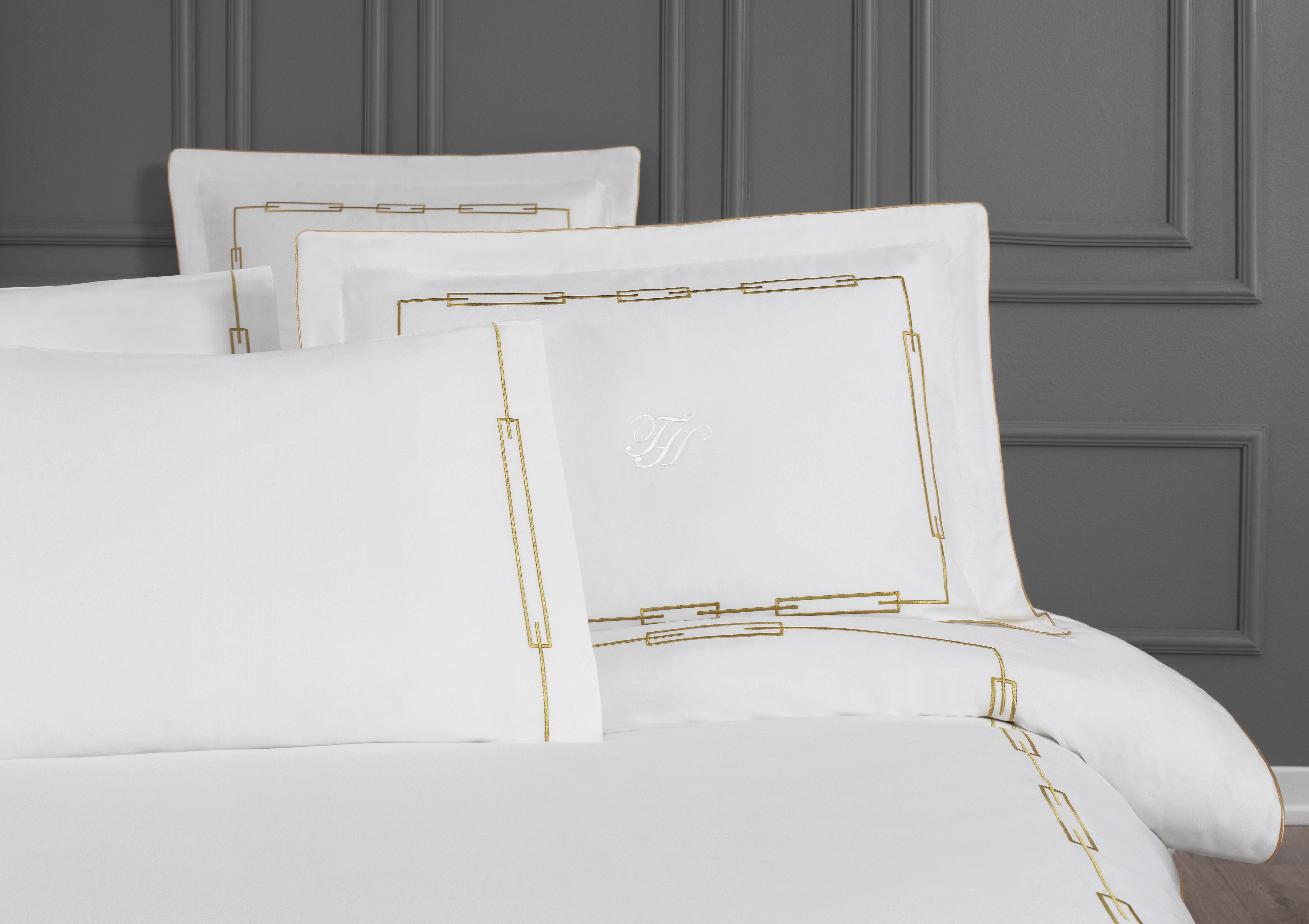 Постельное белье Tivolyo Home CHANEL кремовый - золотой - изображение 2