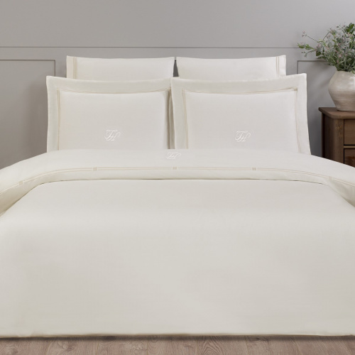 Постельное белье Tivolyo Home LINEA кремовый - бежевый