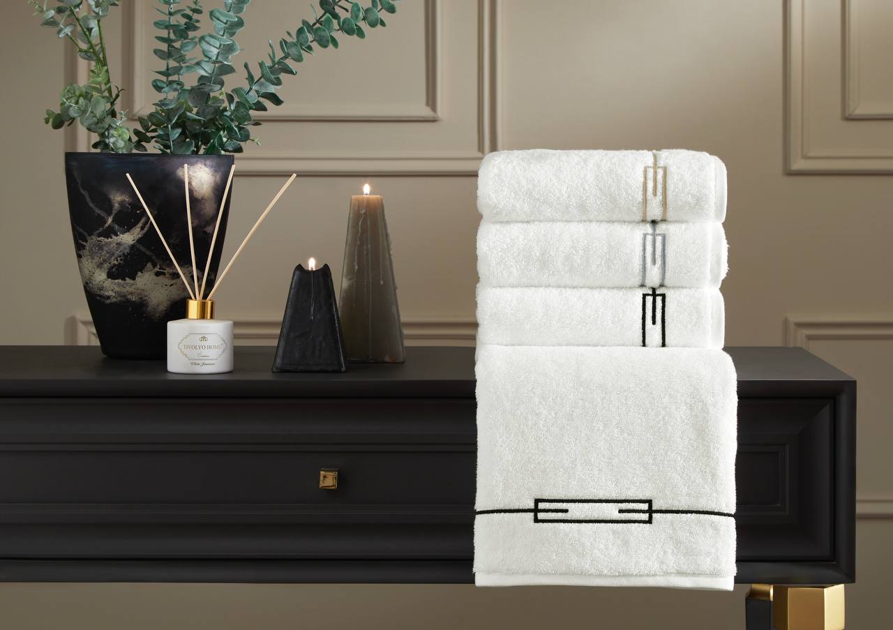 Полотенца Tivolyo Home CHANEL кремовый - бежевый - изображение 1