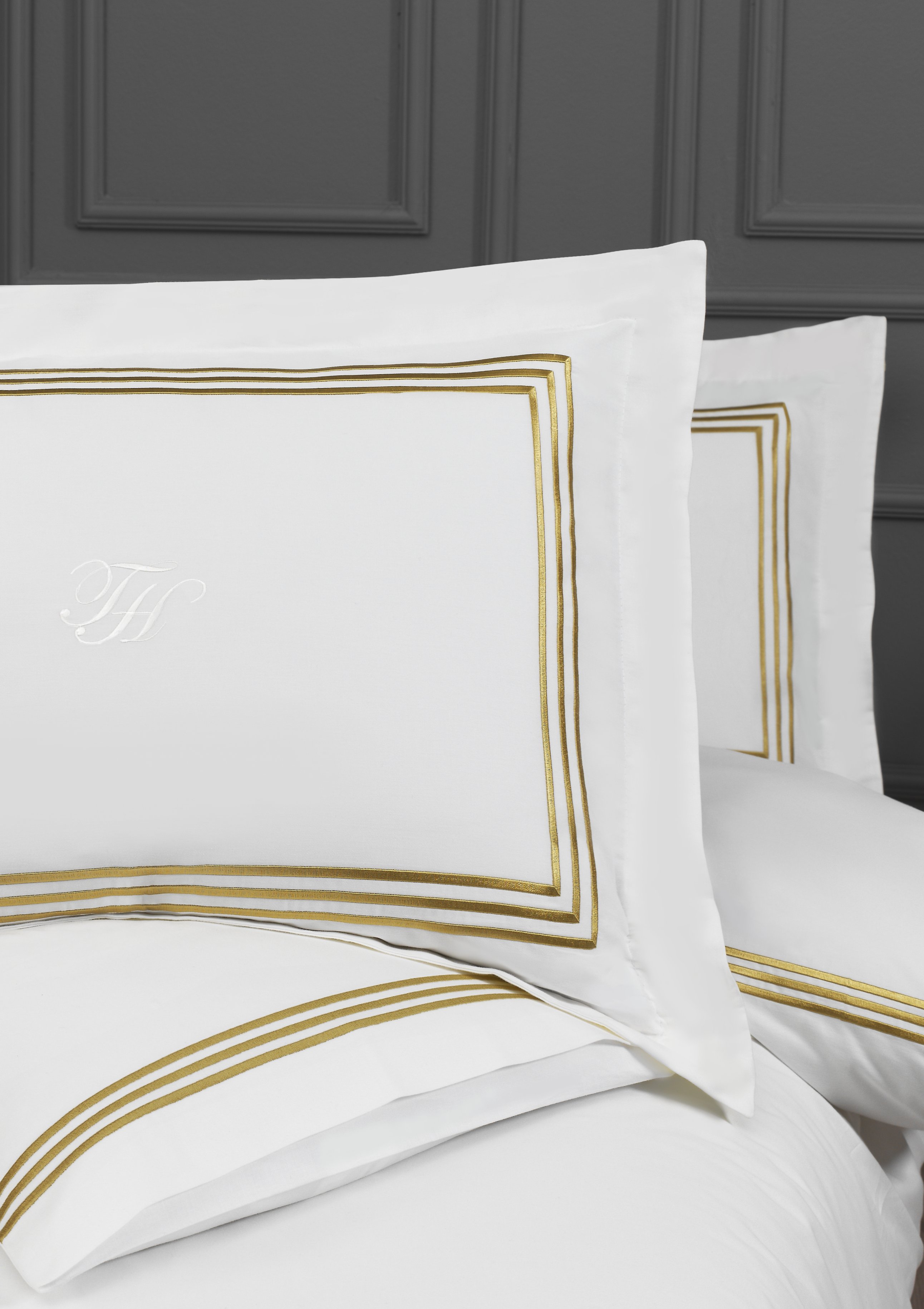Постельное белье Tivolyo Home LINE кремовый - золотой - изображение 1